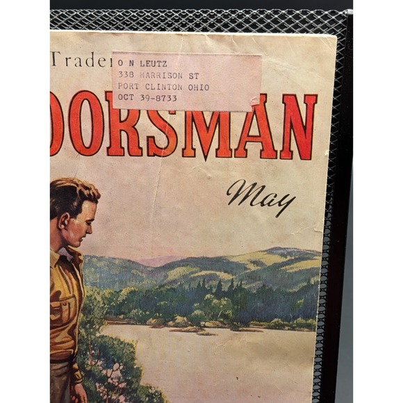Hunter Trapper Trader OUTDOORSMAN MAGAZINE May 1939 Fishing Outdoorsman - Picture 2 of 9